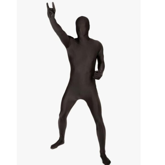 Halloween Unisex Black Morph Costume 1Pc Sz XL - Picture 4 of 11